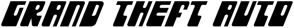 Grand Theft Auto - GTA Font