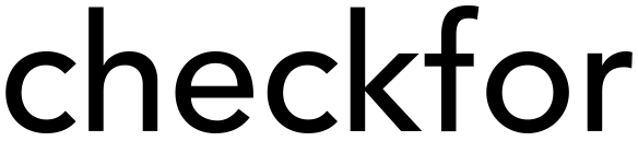 CheckFor Logo Font